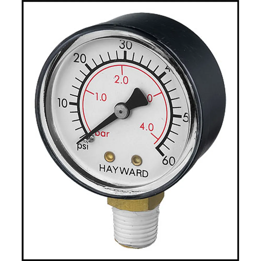 Hayward Bottom Mounted Pressure Gauge For Micro Clear (#ECX270861)