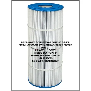 Hayward Replacement Cartridge C-7456/CX481XRE 56 sq. ft.