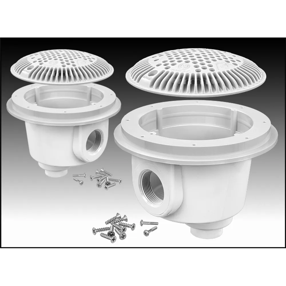 Hayward WG1048AVPAK2 Main Drain Anti-Vortex for Liner Pools 1-1/2″ (Set of 2)