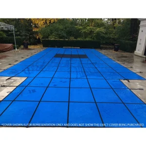 HPI Yard Guard AquaMaster Solid Safety Cover w/Drain for 18′ x 36′ 6R/2R Rectangle, Green
