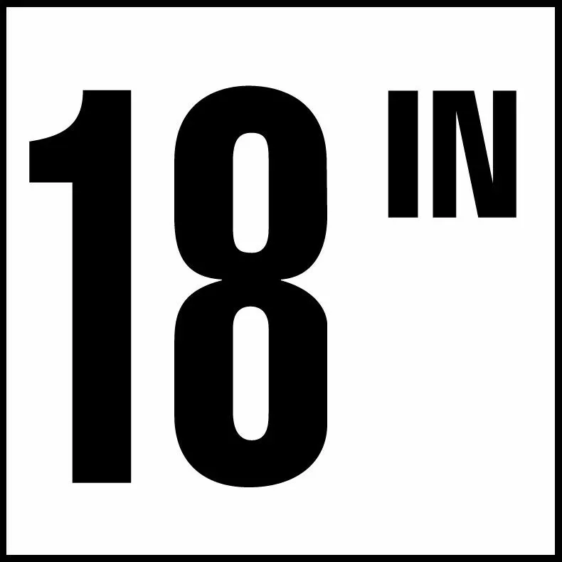 Inlays C610518 Inch Series Smooth Ceramic Info Tile, 18 IN