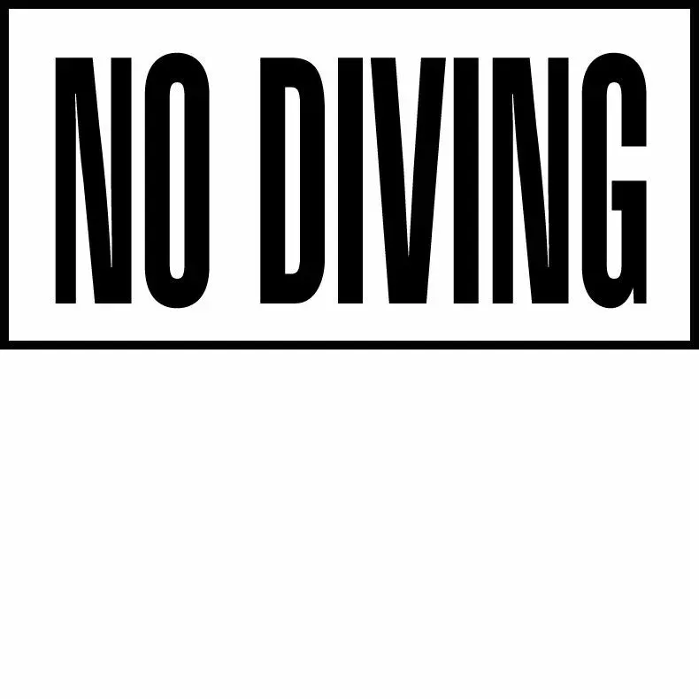 Inlays C611700 Smooth Ceramic Message Info Tile, No Diving