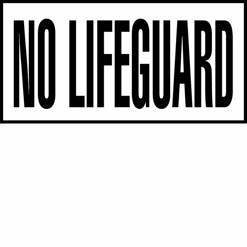 Inlays C611709 Smooth Ceramic Message Info Tile, No Lifeguard