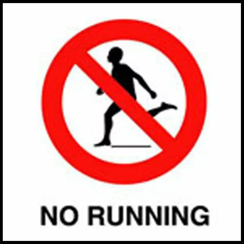 Inlays C621505 Non-Skid Ceramic Single Message Info Tile, No Running Image