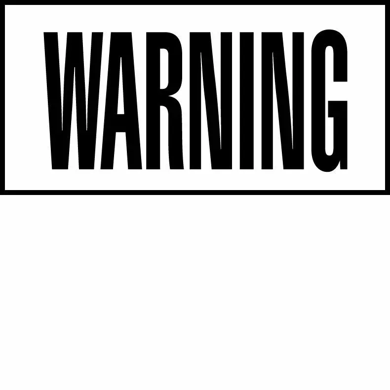 Inlays C621741 Non-Skid Ceramic Message Info Tile, Warning