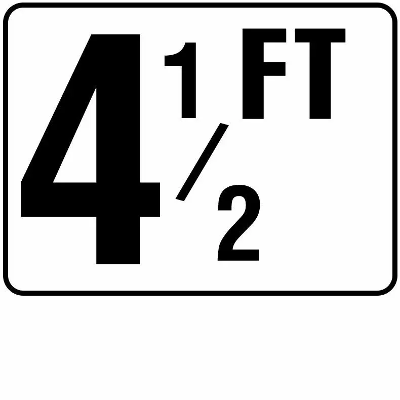 Inlays Foot Series Plastic Stick-on Info Tile, 4-1/2 FT