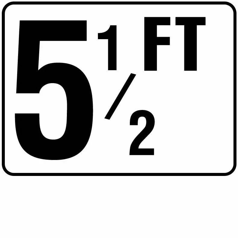 Inlays Foot Series Plastic Stick-on Info Tile, 5-1/2 FT