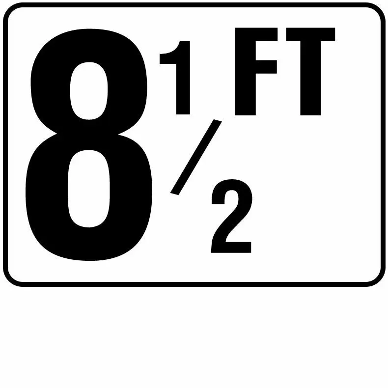 Inlays Foot Series Plastic Stick-on Info Tile, 8-1/2 FT