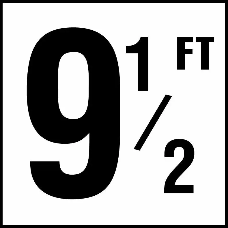 Inlays G610091 Foot Series Glass Overlay Info Tile, 9-1/2 FT