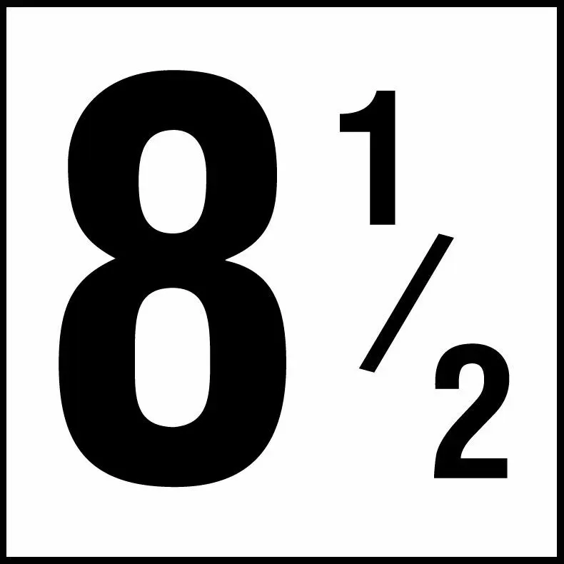Inlays G611085 Number Series Glass Overlay Info Tile, 8-1/2