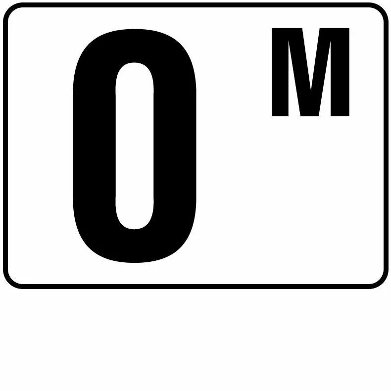 Inlays Metric Series Plastic Stick-on Info Tile, 1.2 M