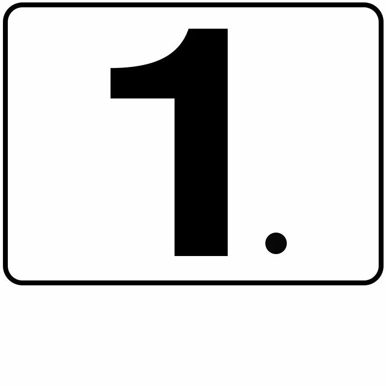 Inlays Metric Series Plastic Stick-on Info Tile, 1. M