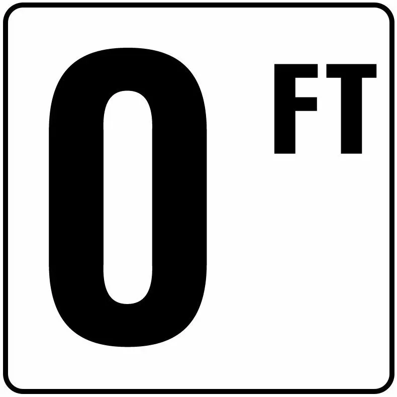 Inlays V620000 Foot Series Stick-on Vinyl Info Tile, 0 FT