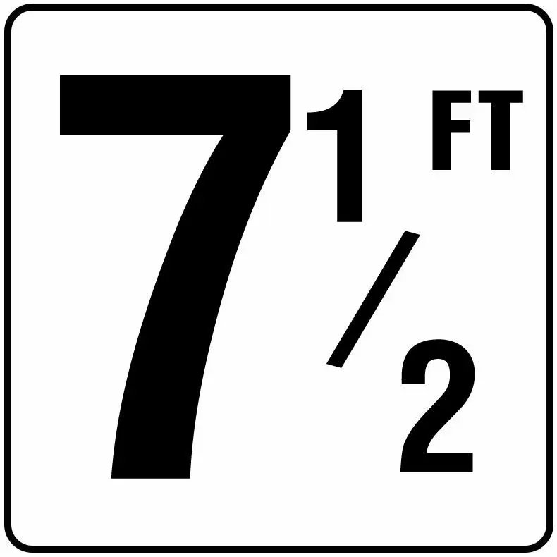 Inlays V620075 Foot Series Stick-on Vinyl Info Tile, 7-1/2 FT