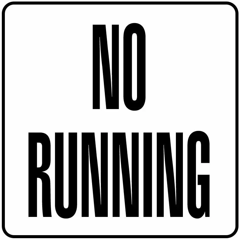Inlays V621506 Stick-on Vinyl Single Message Info Tile, No Running Message