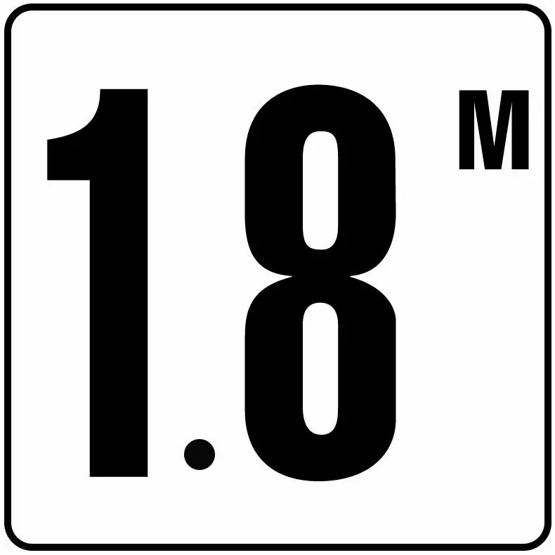 Inlays V622718 Metric Series Stick-on Vinyl Info Tile, 1.8 M