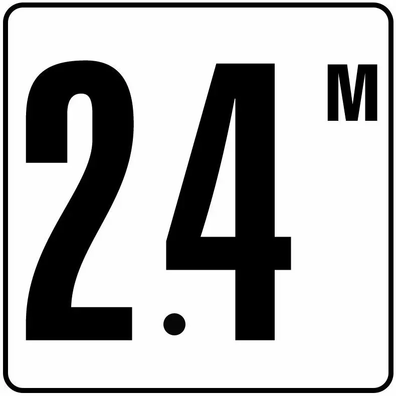 Inlays V622724 Metric Series Stick-on Vinyl Info Tile, 2.4 M