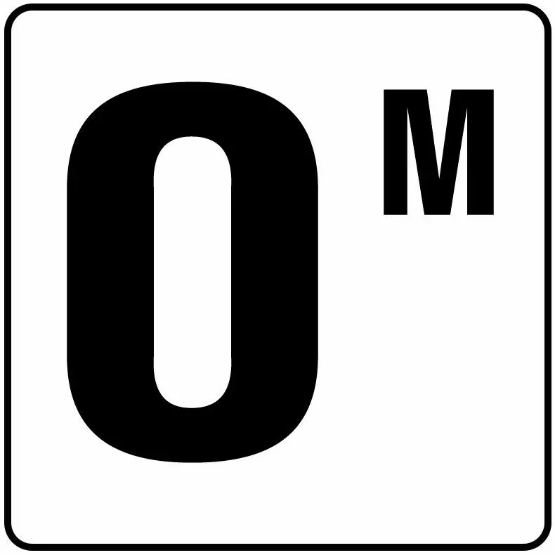 Inlays V623000 Metric Series Stick-on Vinyl Info Tile, 0 M