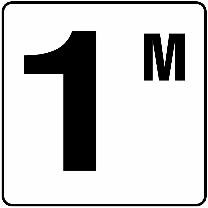 Inlays V623010 Metric Series Stick-on Vinyl Info Tile, 1 M