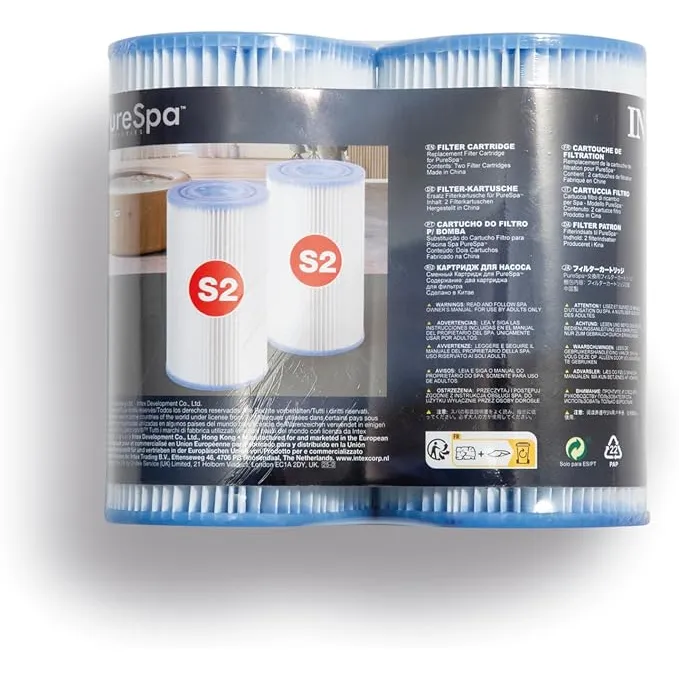 Intex S2 Filter for Intex Spas – Twin Pack