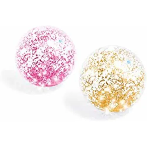 Intex Transparent Glitter Beach Balls – Assorted