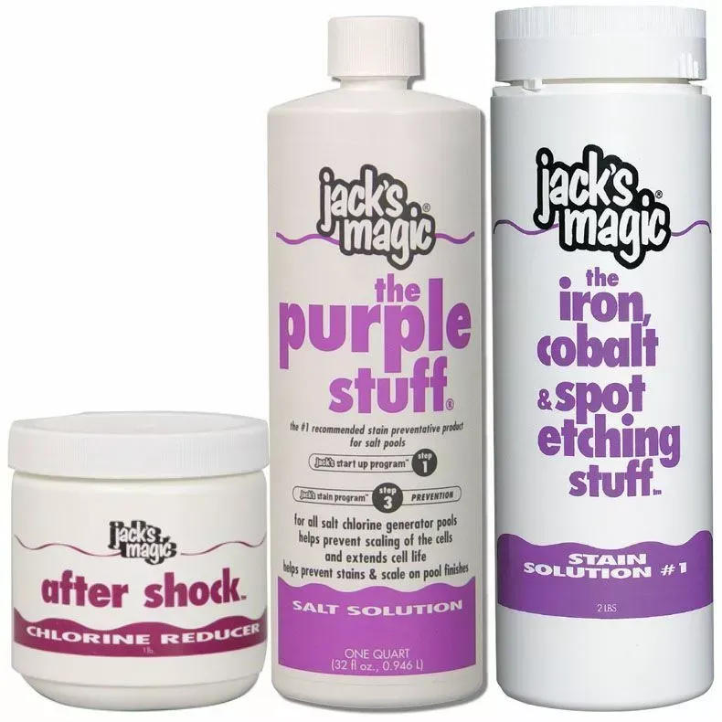 Jack’s Magic Stain Solution #1 Value Pack for Salt Water Pools