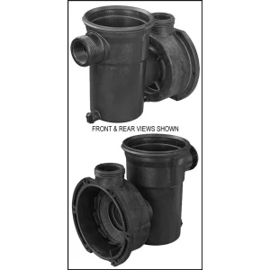 Jacuzzi LR Series Pump Body With Plugs (#16030702R)