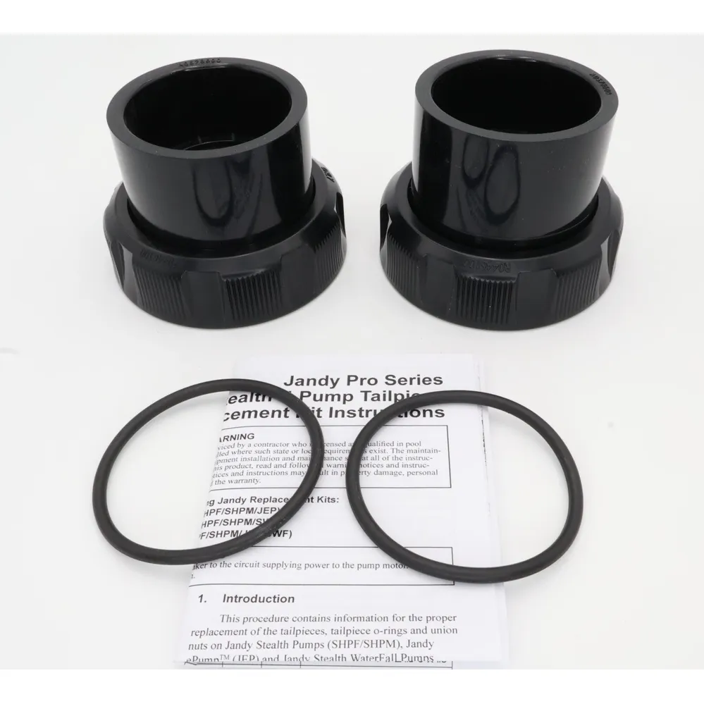 Jandy Stealth and WaterFall (SHPF/SHPM) Pump Tailpiece Union, Nut, & O-Ring 2.5″x3″ R0446102
