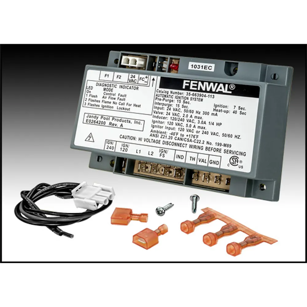 Jandy/Teledyne Laars Hi-E2 Gas Heater Ignition Control (#R0408100)
