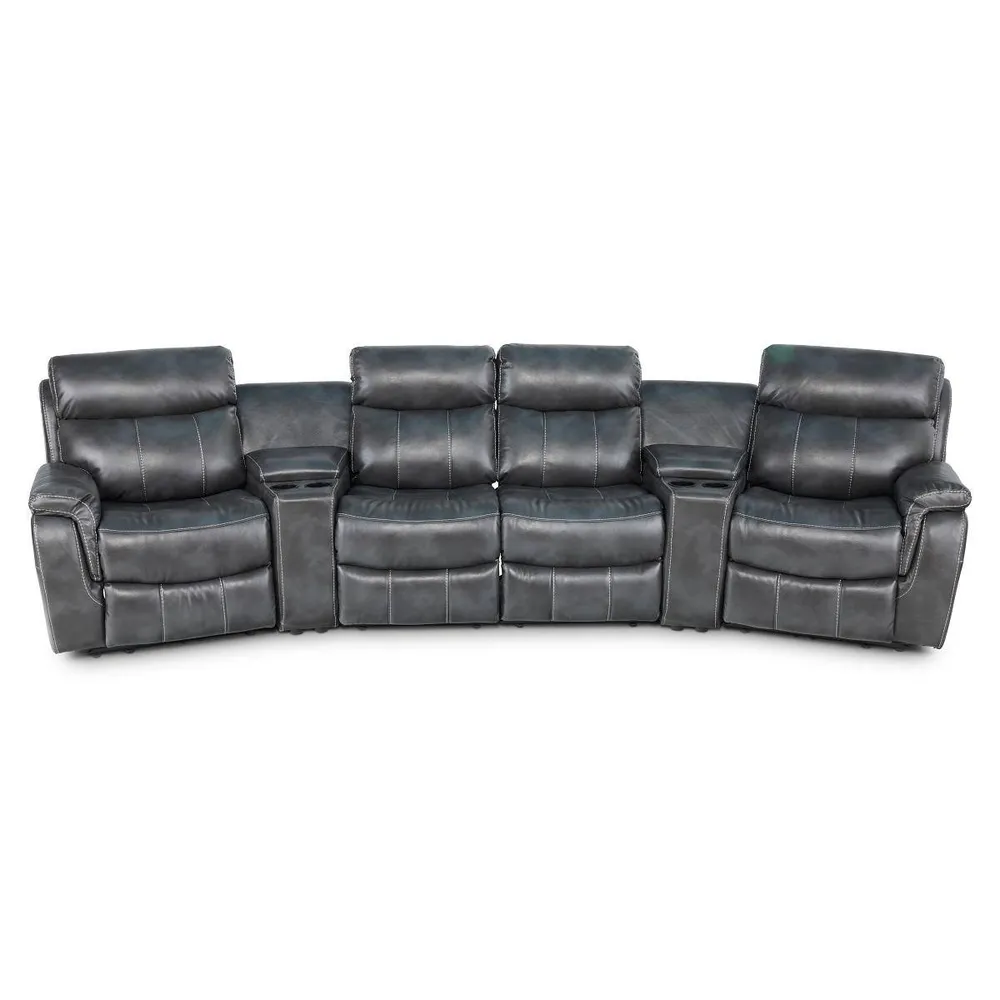 Jordyn Grey 4 Piece Theater Group – Power Ends