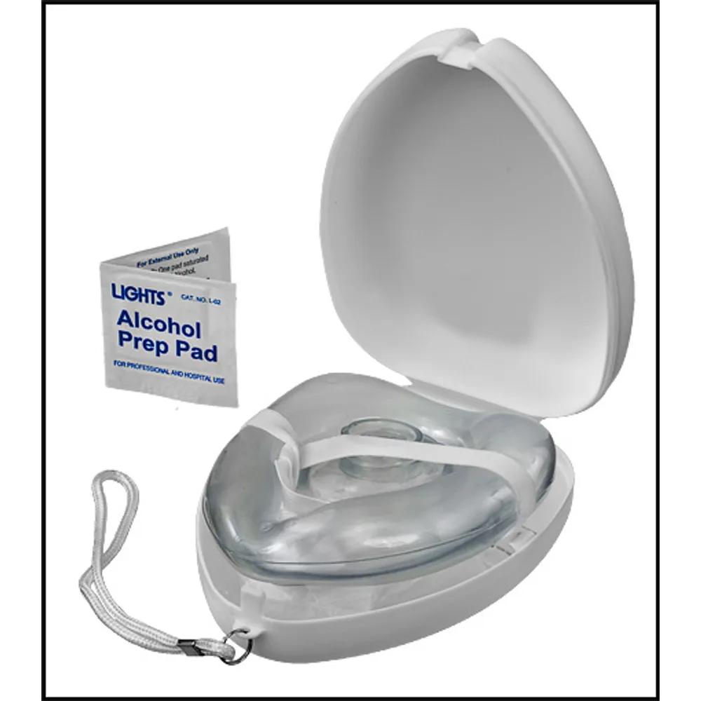Kemp Pocket Resuscitation Mask With Case (#10-506)