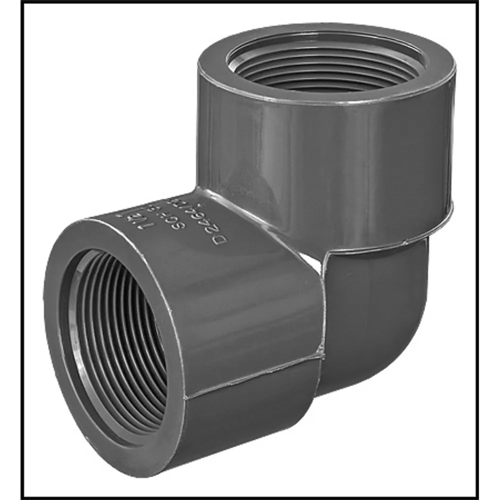 Lasco 1 1/2″ 90 Degree Elbow Pipe Fitting SCH 80 FPT X FPT (#808-015)