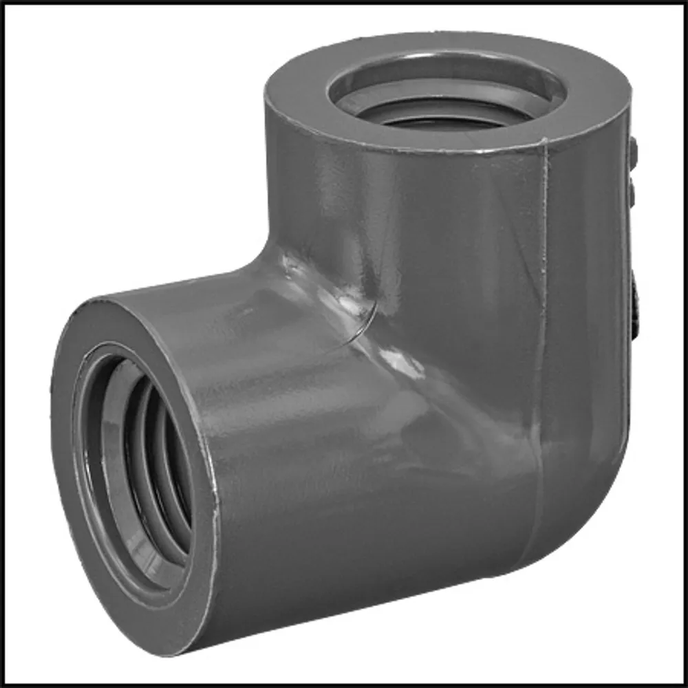 Lasco 1/4″ 90 Degree Elbow Pipe Fitting SCH 80 FPT X FPT (#808-002)