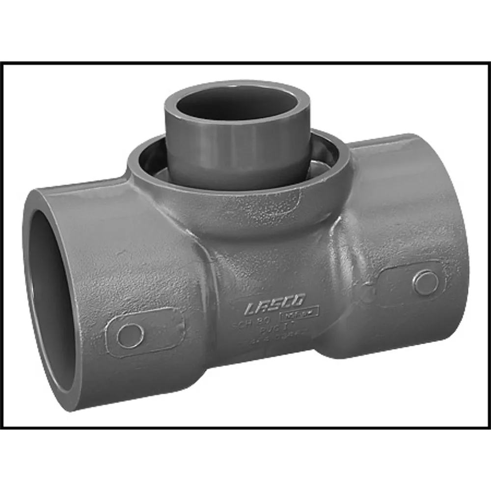 Lasco 2 1/2″ X 2 1/2″ X 1 1/2″ Tee SCH 80 Slip X Slip (#801-291)
