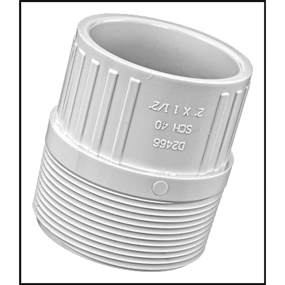 Lasco 2″ X 1 1/2″ Male Adapter MPT X F-Slip (#436-251)