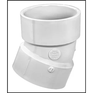 Lasco 3″ X 3″ 22 1/2 Degree Elbow PVC Slip X Slip (#465-030)