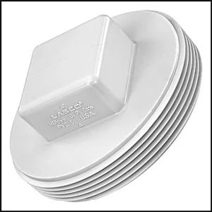 Lasco 4″ White Square Head Plastic Plug (#D106-040)