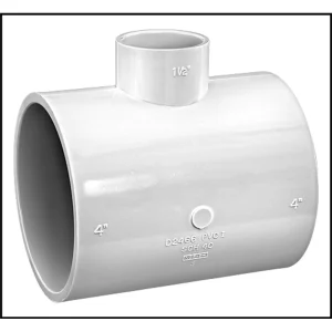 Lasco 4″ X 4″ X 1 1/2″ Tee Slip X Slip X Slip (#401-419)