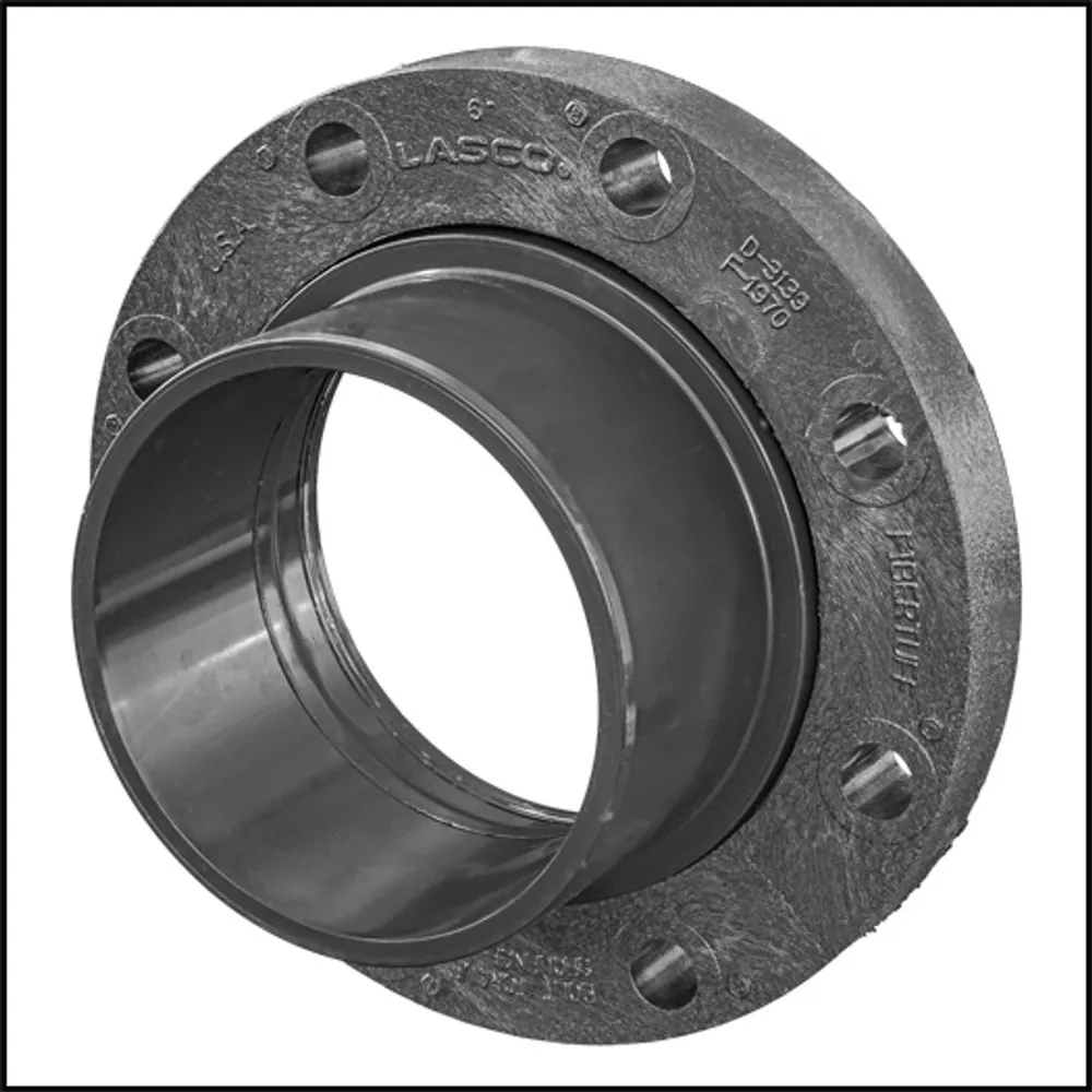 Lasco 6″ Fiber Ruff Flange Spigot (#856-060FT)