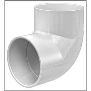 Lasco 8″ X 8″ 90 Degree Elbow PVC Slip X Slip (#406-080)
