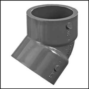 Lasco PVC #817-025 – Elbow 45 Degrees SCH 80 2-1/2″ Slip