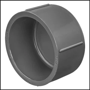 Lasco PVC #847-040 – Cap SCH 80 4″ Slip