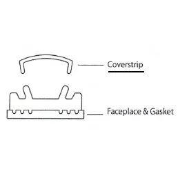 Latham 116.5″ Gray TS Step PVC Cover Strip