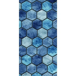 Latham 30′ Round Travertine Hex 52″ Unibead 20GA Liner