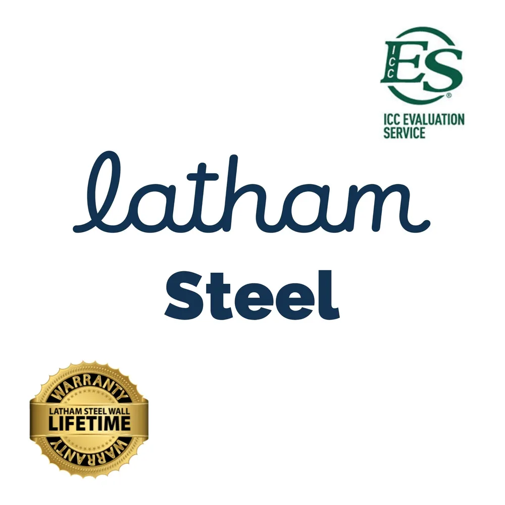 Latham, 42″ High x 2′ Long x 6’6″ Radius, 14GA, ICC-ES, Steel Panel