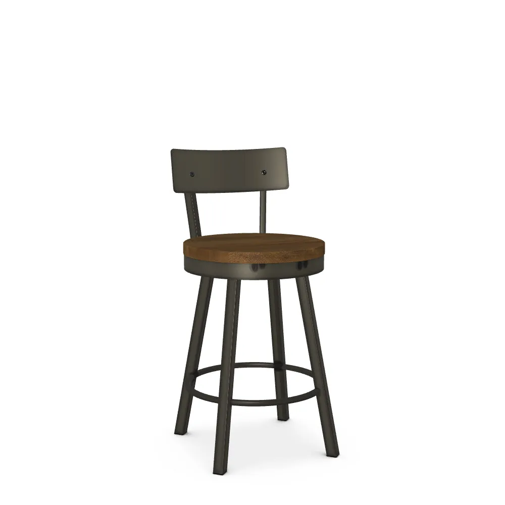 Lauren Counter Stool – Wood Seat/Metal Back