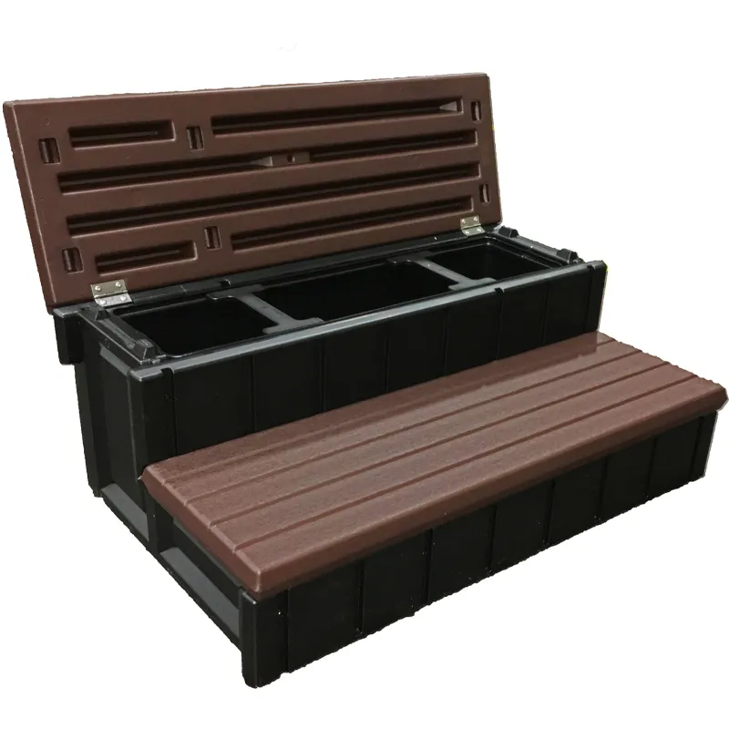 Leisure Accents Spa Storage Step – Espresso