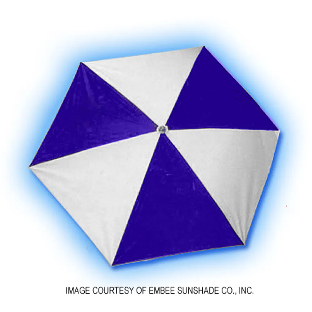 LIFE GUARD CHAIR UMBRELLA ROYAL BLUE/WHITE