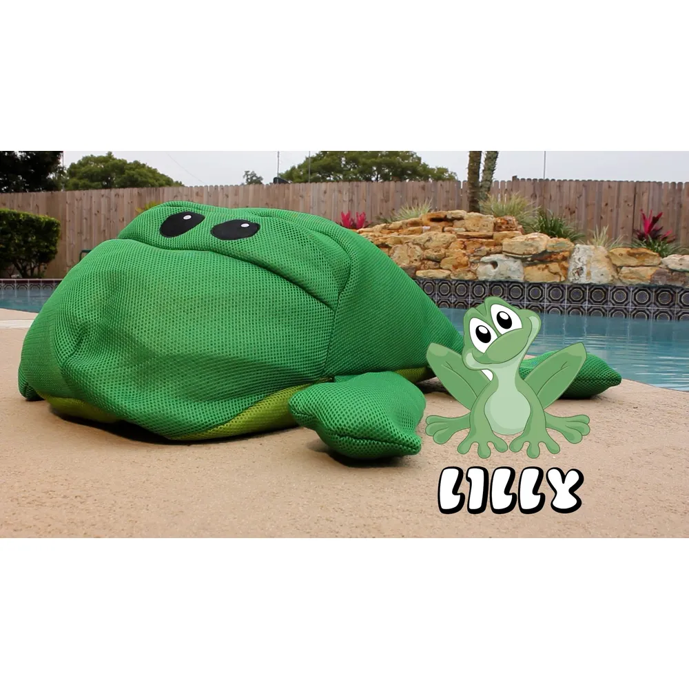 Lilly Seaside Rider Stuffed Floating Frog