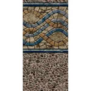 Liner Doctors 14′ x 23′ Oval Gold Creek 52″ Unibead 25GA Liner